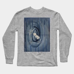 Chanted Love oil and watercolor painting by tabitha kremesec Long Sleeve T-Shirt